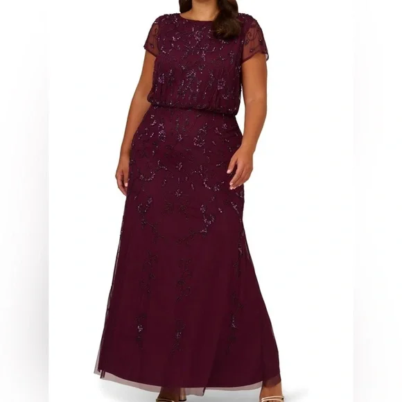 green emerald velvet dress Eliza J Formal Dress, US Size 22W main image 1